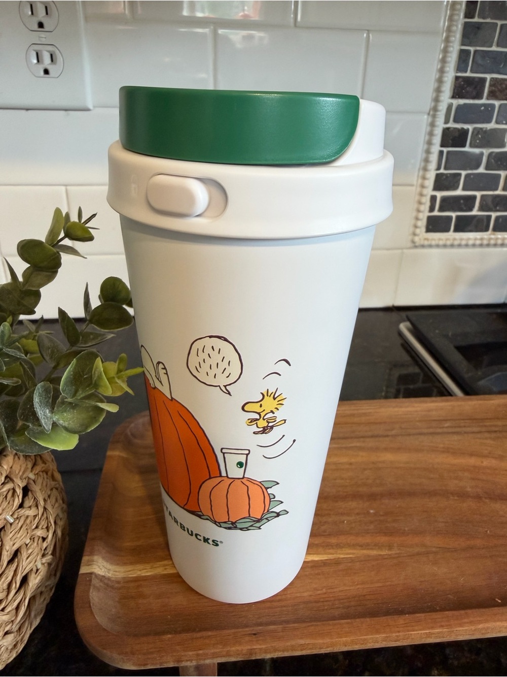 Starbucks X Peanuts Snoopy Stainless Steel Cold Cup NWT - Picture 2 of 5